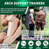 Plantar Fasciitis Orthotic Shoe Insoles, QBK High Arch Support Inserts for Heel Pressure Relief, Size S