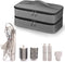 SITHON Travel Case for Shark FlexStyle/SpeedStyle Styler, Double-Layer Water Resistant Storage Organizer Bag, Grey