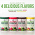Country Farms Organic Super Greens Berry Flavor Drink Mix, 50 Organic Super Foods, 5g Fiber, USDA Organic