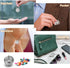 Portable Waterproof Stainless Steel Keychain Pill Holder, Apple Pendant Design, Mini Medicine Box for Purse or Pocket