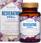 Reserveage Beauty Resveratrol 250 mg, 30 Capsules - Antioxidant for Heart and Cellular Health