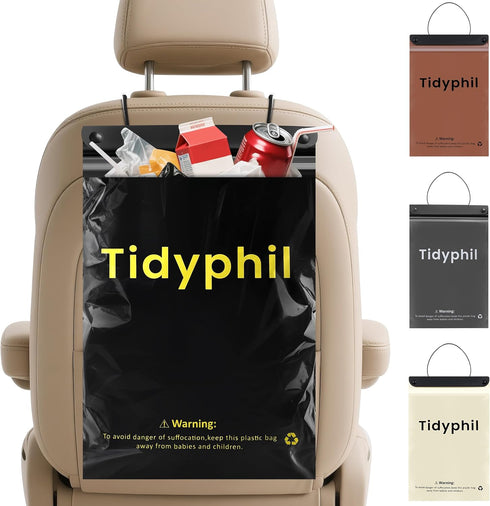 Tidyphil 150 PCS Disposable Car Trash Bags Hanging, Leak-proof, Odor Seal. 2 Gallon