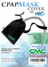 CPAP Mask Cover, Protective Storage Bag with Strap, Keeps Mask Clean & Dust Free for Travel & Home