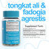 nupsupp 17,000mg 120 2 400mg 600mg Tongkat Ali and Fadogia Agrestis Supplement - Capsules - Months Supply - Tongkat Ali