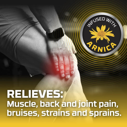 External Pain Relief Gel with Arnica for Muscle, Back & Joint Pain, 6 Ounce (Pack of 3)
