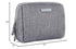 Narwey Small Makeup Bag for Purse - Mini Cosmetic Bag Travel Pouch with Compartments for Women (Small, Grey)