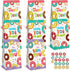 VGOODALL 24PCS Donut Party Favor Bags, Paper Gift Bags with Stickers for Kids Birthday Party Goodie Bags