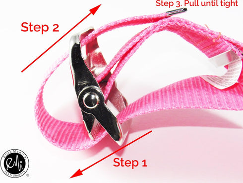 EMI 60" Gait Transfer Belt – Pink Polyester with Metal Buckle | Mobility Aid for Seniors and Physical Therapy