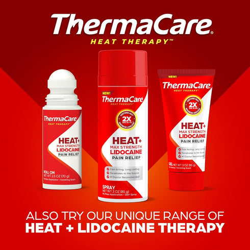 Pack 3) ThermaCare Advanced Back & Hip HeatWraps - Long-Lasting, Disposable Heat Therapy for Lower Back Pain, Muscle