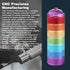 Weekly Metal Pill Organizer, Waterproof 7-Day Container for Outdoor Travel, Shockproof Aluminum Pill Case