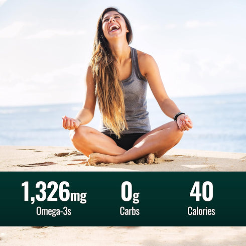 Natural Force Pure Omega 3 - 16 Oz Liquid Fish Oil in Delicious Lemon Cake Flavor, Mercury Free, Wild Caught
