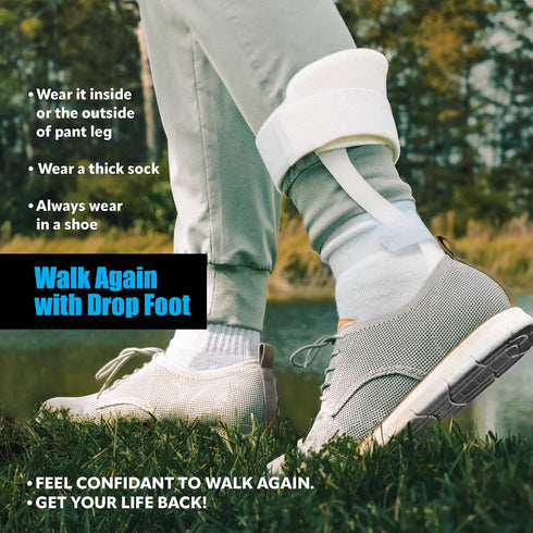 Swedish Deluxe AFO Drop Foot Stabilizer Brace