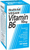 Health Aid Vitamin B6 (Pyridoxine HCl) 10mg, 100 Tablets