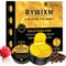 24K Gold Eye Masks for Dark Circles & Puffiness - 70PCS Under Eye Patches with Caffeine, Hyaluronic Acid, Peptides