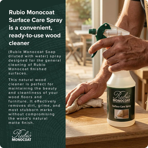 Rubio Monocoat Surface Care Spray Kit - Easy & Economical Cleaning Solution