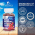 Brain Supplement Gummies for Memory & Focus Support - 60 Vegan Gummies with B6 B12, Phosphatidylserine, Nootropics