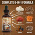 Mushroom Supplement Liquid Drops with Lions Mane Turkey Tail Cordyceps Reishi Chaga Shitake Maitake Tremella Oyster