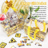 Jengaer 10 Pack Construction Birthday Party Supplies Basket for Gifts Empty,Construction Theme Sturdy Diy Bulk Gift