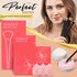 Professional Makeup Brush Cleaner Set - 3.5 oz Vegan & Cruelty Free Cleanser with Pink Silicone Brush Cleaner Mat