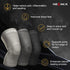NEENCA Ultra-thin Knee Sleeve for Pain Relief, Light Compression Sleeve with Graphene Ions for Running and Sport