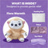 UNITASH Microwavable Heating Pad for Period Cramps + Eye mask Heating padMachine Washable Cover-Cute Stuffed Animal