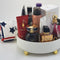 Deluxe 360 Rotating Makeup & Perfume Organizer - Chic Lazy Susan Storage for Jewelry and Lotions (White, Large)