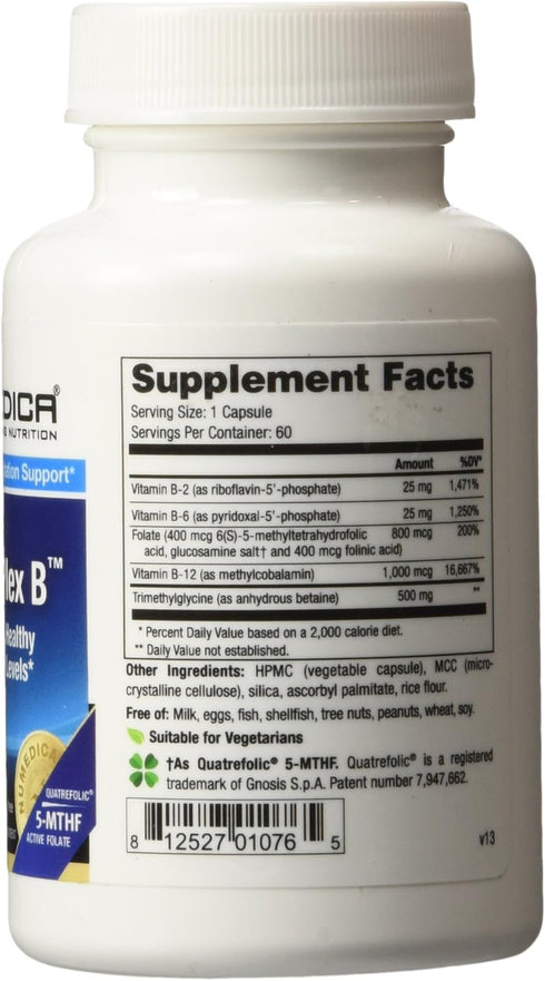 NuMedica Methyl-Plex B, 60 Vegetable Capsules