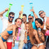 Jingmore 15 17 oz Frozen 5 Pcs Dumbbell Shaped Cups Straw Water Bottle with Straws and Lid for Drinking Margaritas Cold
