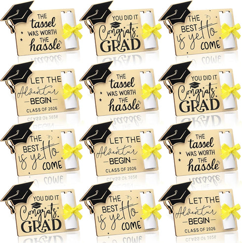 MotiMind 12 Set Graduation Money Holder for Cash 2026 Graduation Gifts with 12