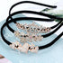 Lawie 8 Pack Rhinestone Flower Butterfly Bowknot Headbands, Sparkly Black Metal Hair Accessories for Women Girls