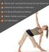 Vriksasana Posture Sacroiliac Hip Belt for Women and Men That Alleviates Sciatic, Pelvic, Lower Back, Leg and Sacral
