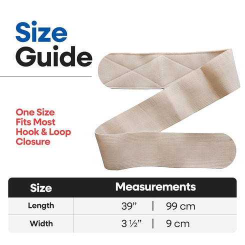 Post Op Breast Augmentation Band | Compression Wrap Chest Brace for Women | No Bounce Stabilizer Strap for Running