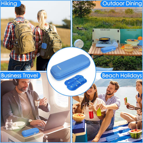 YOUSHARES Insulin Cooler Travel Case, TSA Approved Portable Medication Cooler with 2 Ice Packs, Insulated for Daily Life