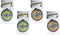 Sex Wax Air Fresheners 4-Pack: 2 Coconut & 2 Pineapple Scents