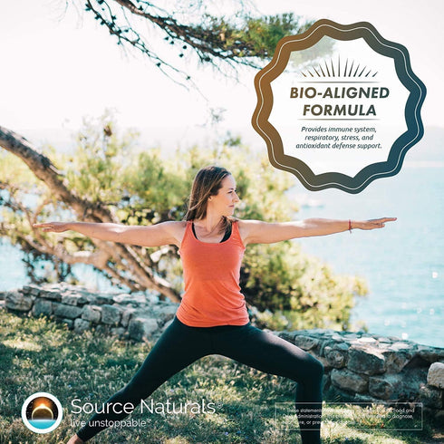 Source Naturals Wellness Formula Bio-Aligned Vitamins & Herbal Defense - 45 Tablets, Immune System Support