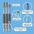 REACH Advanced Design Toothbrush with Toothbrush Cap, Angled Neck, Medium Bi-Level Bristles, Contoured Handle, Tongue