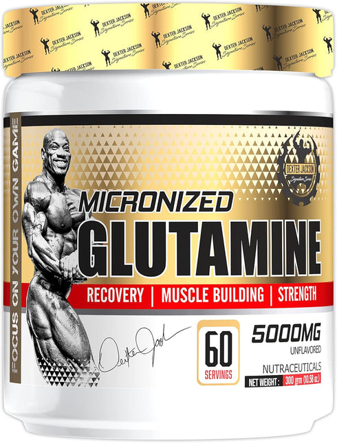 Dexter Jackson Gold Series Micronized Glutamine - 60 Serving, 300g