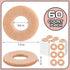 60 Pcs Felt Callus Cushions - Adhesive Foot Callus Pads for Bottom of Foot, Soft Foot Callous Cushions for Pain Relief