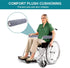 2 Pcs Wheelchair Armrest Pads covers - Widened Self Adhesive Strips Comfortable and Protective for Wheelchairs, Office Chairs, and Armrest Chairs Comfort Padding Pressure (2 Pcs Size:M) by CANWUPON