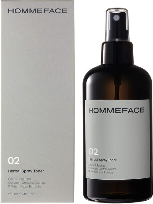 Men’s Herbal Spray Face Toner, 8.45 fl. oz. - Hydrating and Balancing Facial Mist