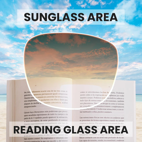 UV400 Yogo Vision Bifocal Reading Sunglasses Men Women Classic Retro Sun Readers Lightweight Outdoor Eyewear