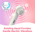 Brusheez Kids’ Electric Toothbrush Set (Sparkle The Unicorn) - Safe & Effective for Ages 3+, 2 Brush Heads, Rinse Cup