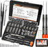 TEKPREM Magnetic Eyeglass Repair Tool Kit, Screwdriver Set with Screws, Nose Pads, and Tweezers