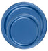Party Favors Plus 24 9" Plates Paper Dinner Lunch Plates Wax Coated - Royal Blue