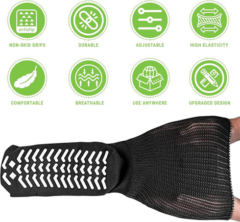 M.B. Leaf Extra Wide Socks for Swollen Feet,Bariatric Socks, Non Slip Cast Sock Diabetic Edema Hospital Oversized