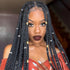 NAISKA 24PCS Hair Jewelry for Braids, Crystal Rhinestone Loc Dreadlock Accessories, Metal Alloy Braid Clips