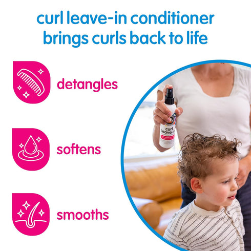 So Cozy Leave In Conditioner Spray (8 Fl Oz), Paraben-Free Detangler for Kids' Curly Hair