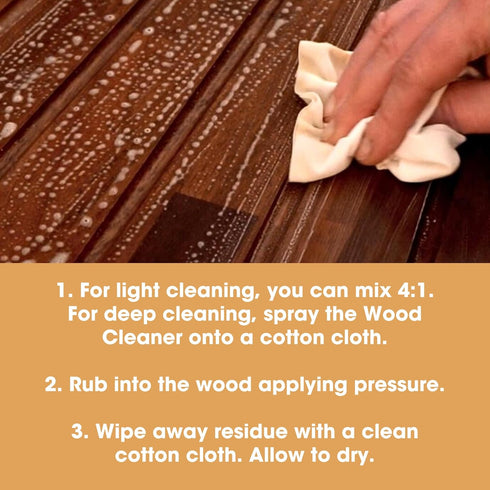 Furniture Clinic Wood Cleaner, 8.5oz/250ml, Cleans Furniture, Shelves, Tables, and More