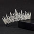 SWEETV Crystal Wedding Tiara for Women, Rhinestone Crown Headband, Royal Princess Hair Accessories for Prom Birthday