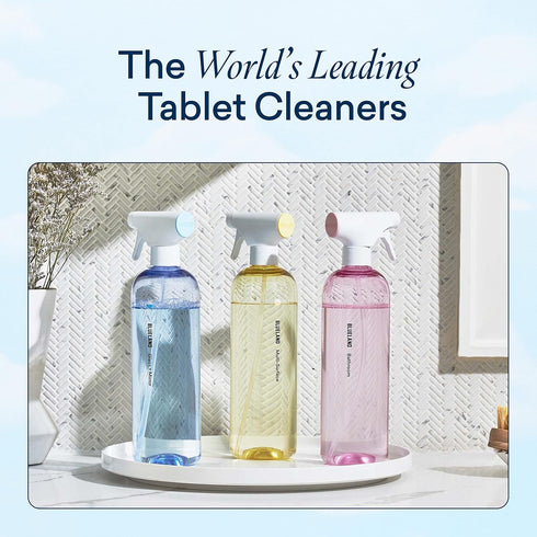 BLUELAND Bathroom Cleaner Refill Tablet 10 Pack, Eco Friendly Products, Eucalyptus Mint Scent, Makes 240 Fl oz